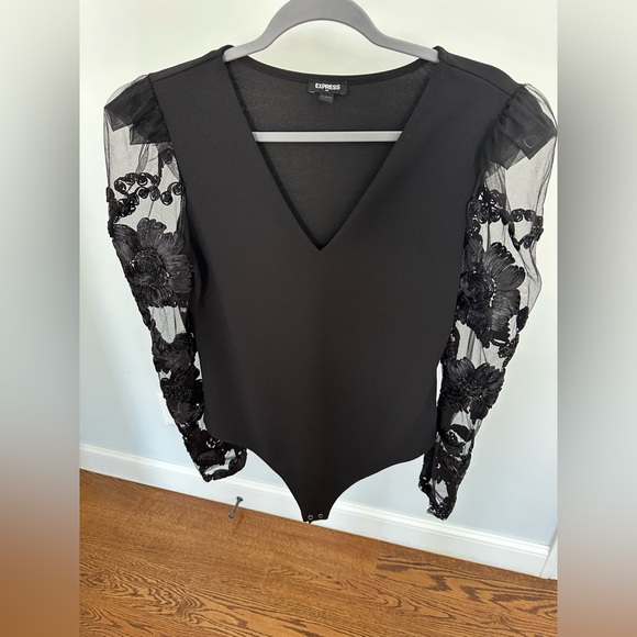 EXPRESS bodysuit top Size L - Picture 7 of 9